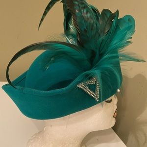 Gorgeous Emerald Church Dress Hat by Jack McConnell